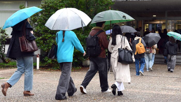 Case o 40% do estudantado asiste a clases nun centro en que o galego é a lingua maioritaria. Foto: Santi Alvite