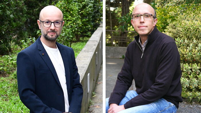 Javier Montenegro (esquerda) e Jaime Álvarez (dereita) 