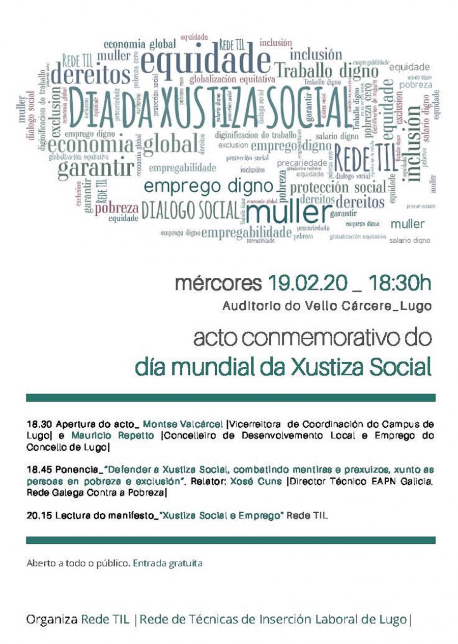 Cartaz da xornada promovida pola Rede TIL Lugo Cartaz da xornada promovida pola Rede TIL Lugo
