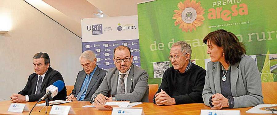 Nogueira, Rodríguez, López, Carracedo e Valcárcel, no fallo do XX Premio Aresa Nogueira, Rodríguez, López, Carracedo e Valcárcel, no fallo do XX Premio Aresa