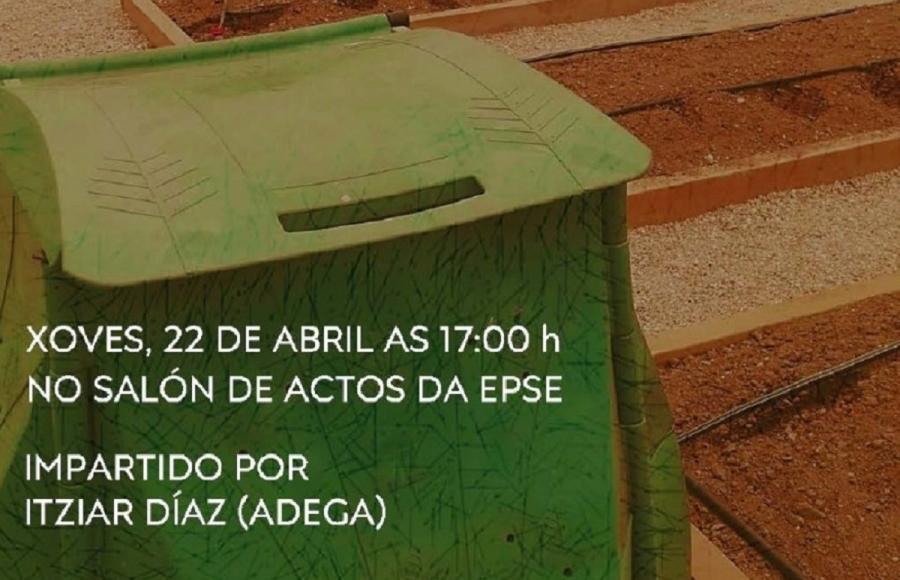 Cartaz do curso de compostaxe doméstica Cartaz do curso de compostaxe doméstica