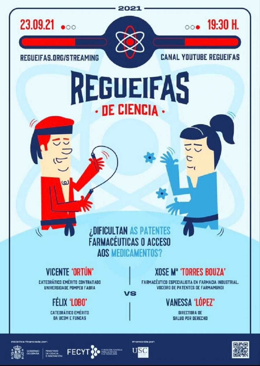 Cartaz do debate de Regueiras de Ciencia Cartaz do debate de Regueiras de Ciencia