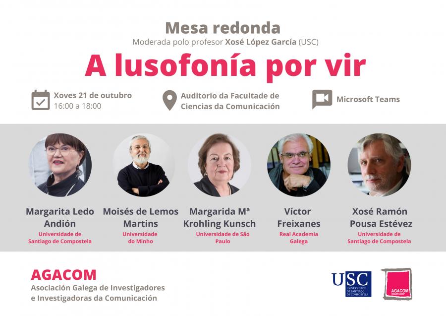 Cartaz da mesa redonda 'A lusofonía por vir' Cartaz da mesa redonda 'A lusofonía por vir'
