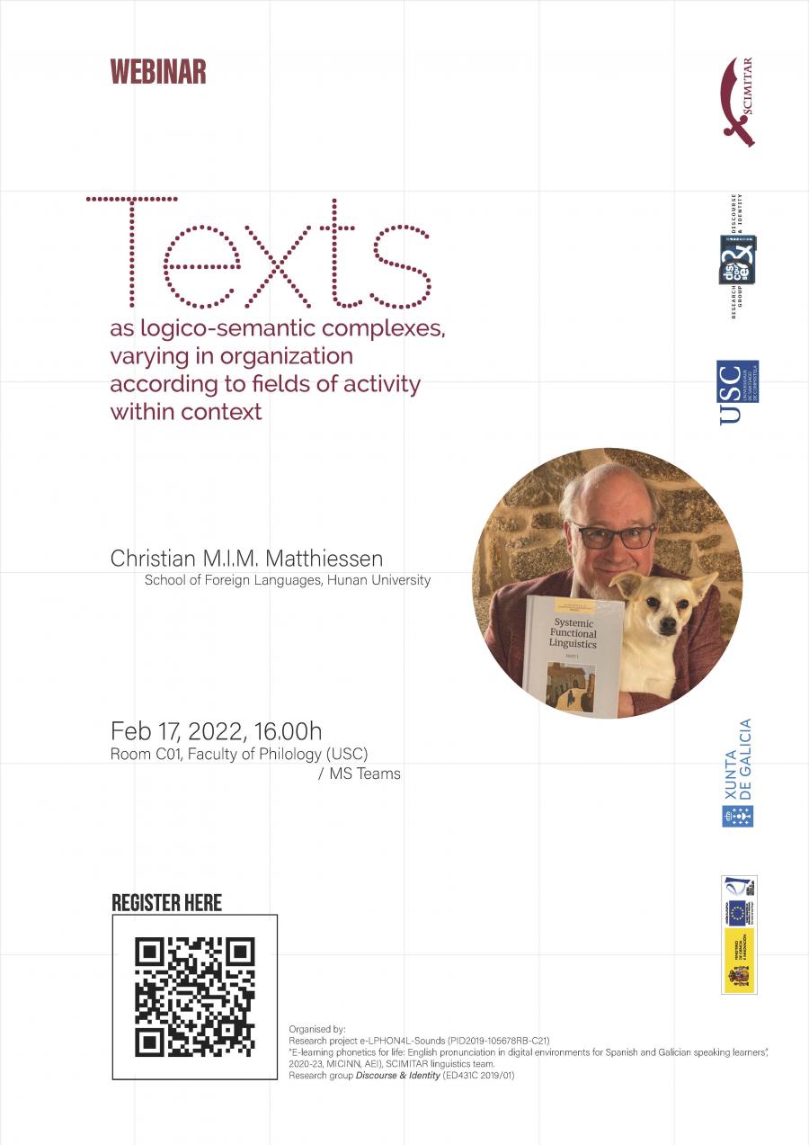 TEXTS as logico-semantic complexes, varying in organization accordin to fields of activity within context TEXTS as logico-semantic complexes, varying in organization accordin to fields of activity within context