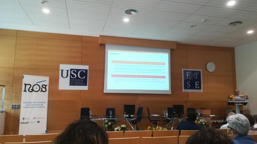 Charla presentación: Modelos de lingua, semántica distribucional e composicionalidade, por Pablo Gamallo. Charla presentación: Modelos de lingua, semántica distribucional e composicionalidade, por Pablo Gamallo.