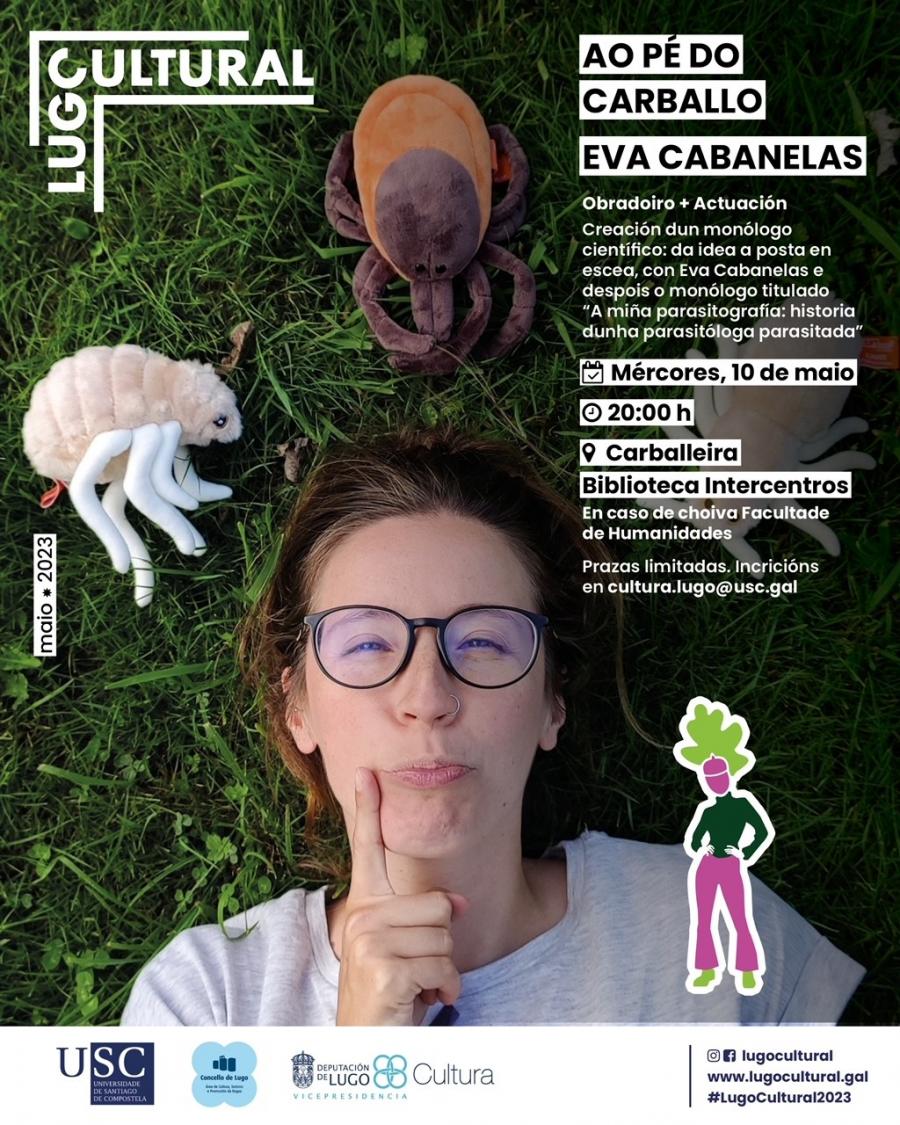 Cartel de obradoiro e actuación con Eva Cabanelas Cartel de obradoiro e actuación con Eva Cabanelas