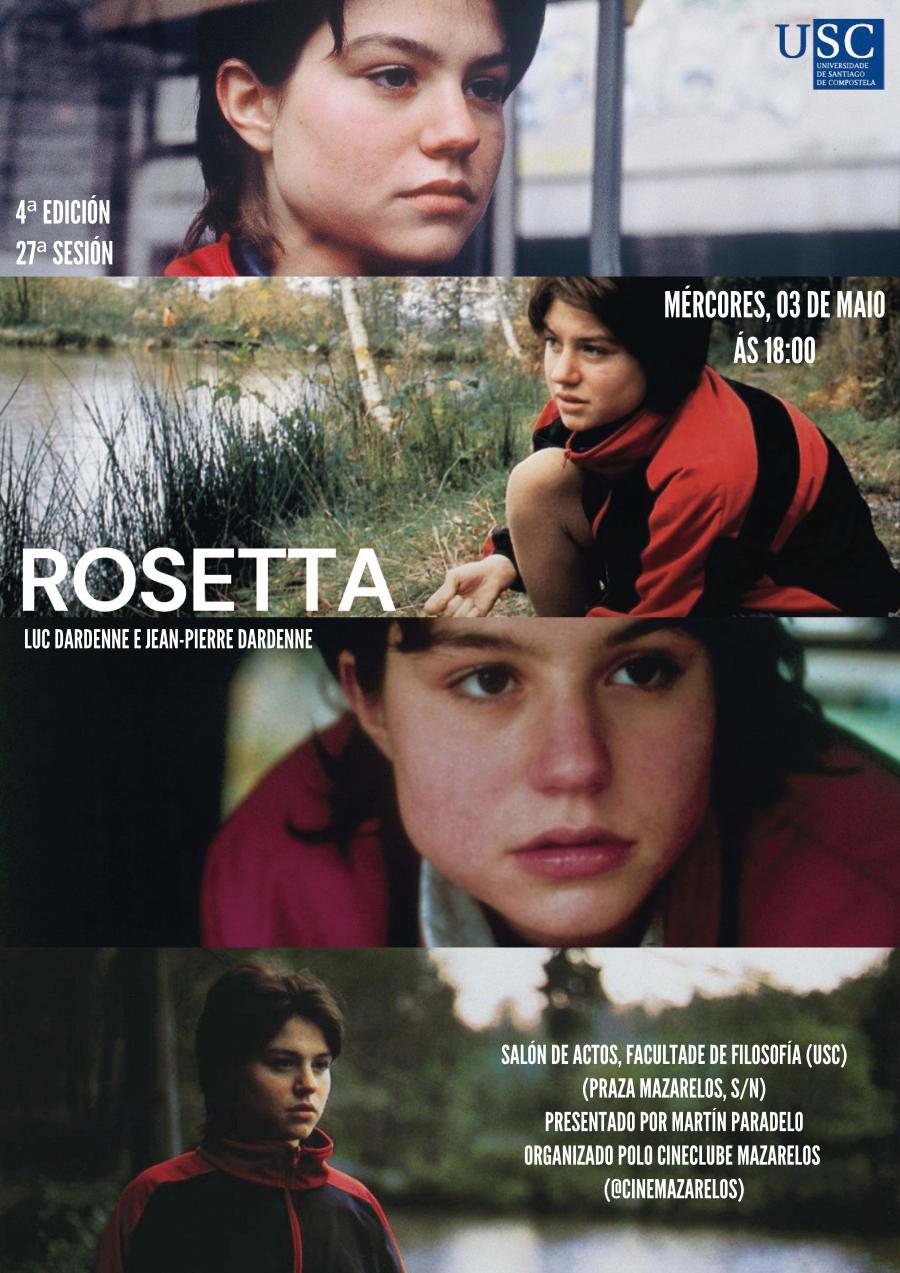 Proxección do filme 'Rosetta', de Jean-Pierre e Luc Dardenne Proxección do filme 'Rosetta', de Jean-Pierre e Luc Dardenne