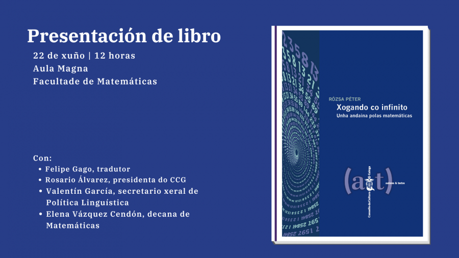 Presentación do libro 'Xogando co infinito' Presentación do libro 'Xogando co infinito'