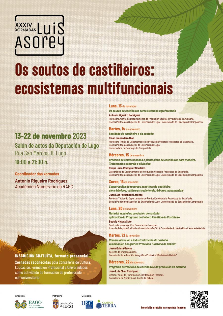 Cartaz co programa das xornadas Cartaz co programa das xornadas