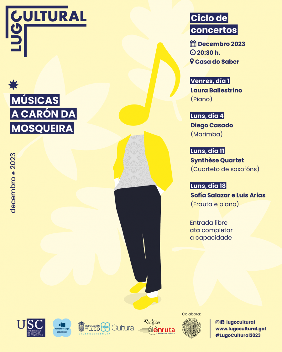 Cartel do ciclo Músicas a carón da Mosqueira Cartel do ciclo Músicas a carón da Mosqueira