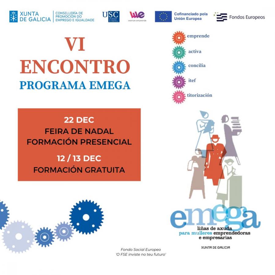 Cartel do VI Encontro do Programa Emega Cartel do VI Encontro do Programa Emega