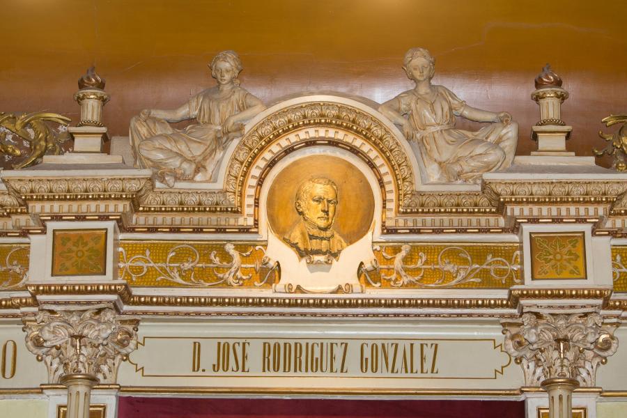 José Rodríguez ten un lugar destacado no Paraninfo da USC José Rodríguez ten un lugar destacado no Paraninfo da USC
