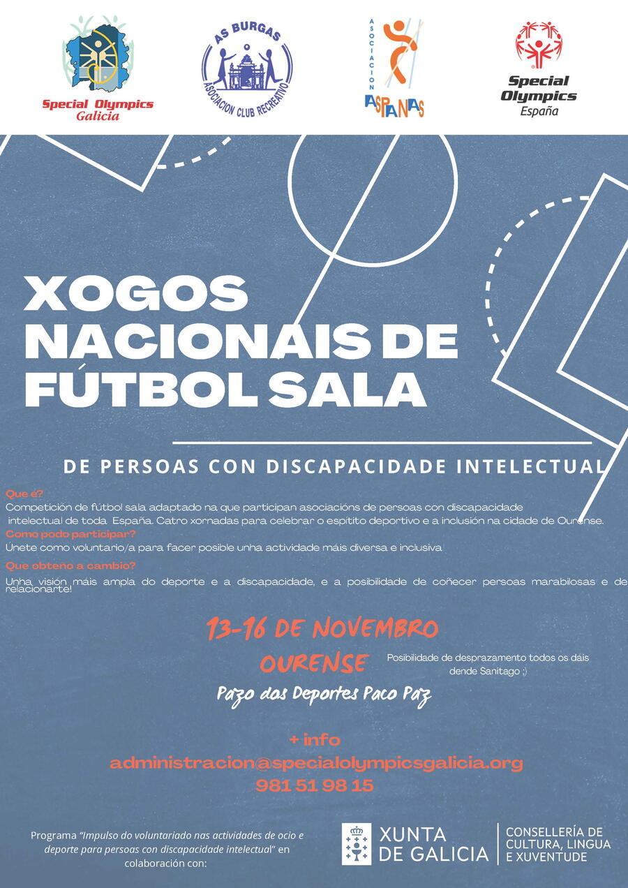 Xogos Nacionais de Fútbol Sala Special Olympics Galicia