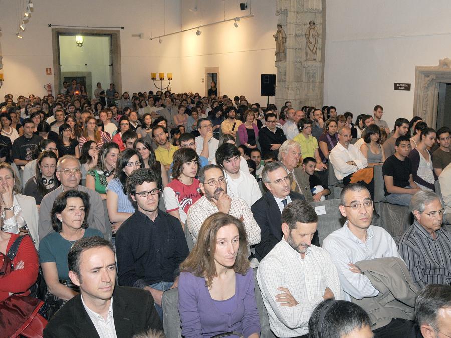 Público asistente a la conferencia de Jean-Marie Lehn