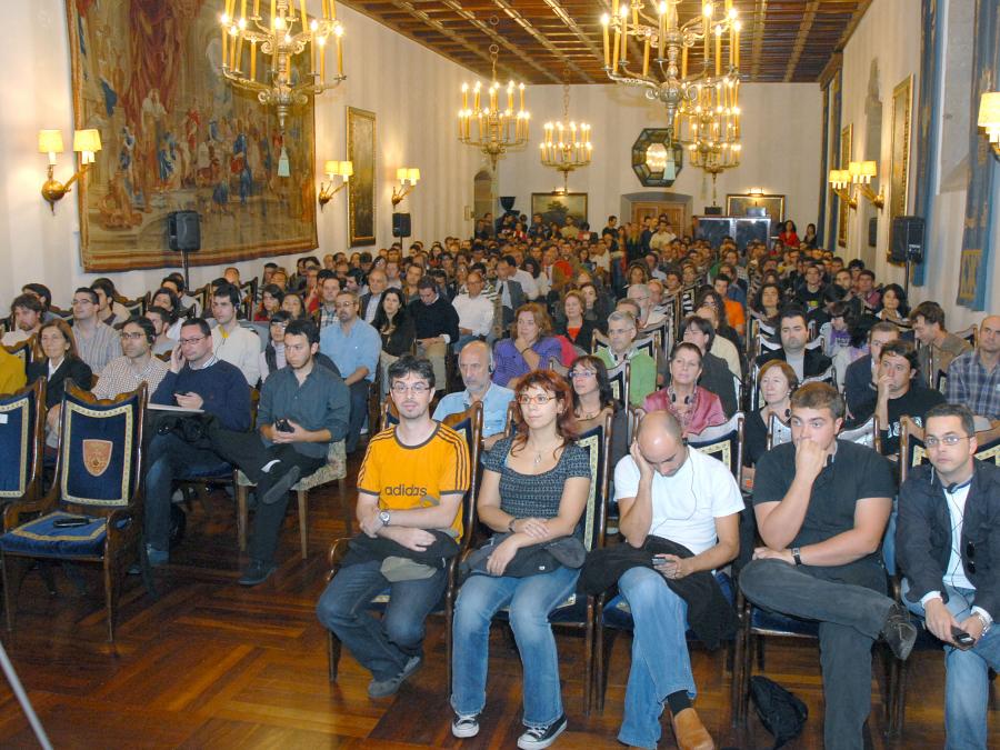 Público asistente a la conferencia de Frank Wilczek