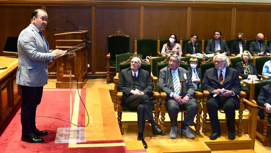 O reitor Antonio López, na súa intervención en Fonseca. Foto: Santi Alvite O reitor Antonio López, na súa intervención en Fonseca. Foto: Santi Alvite