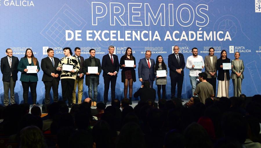 Momento da entrega dos Premios de Excelencia Académica do curso 2020/21. FOTO: Santi Alvite Momento da entrega dos Premios de Excelencia Académica do curso 2020/21. FOTO: Santi Alvite