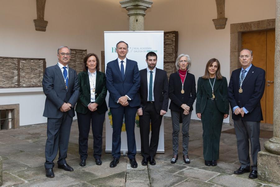 Membros da RAGC xunto cos investigadores da USC que lograron modificar moléculas individuais Membros da RAGC xunto cos investigadores da USC que lograron modificar moléculas individuais