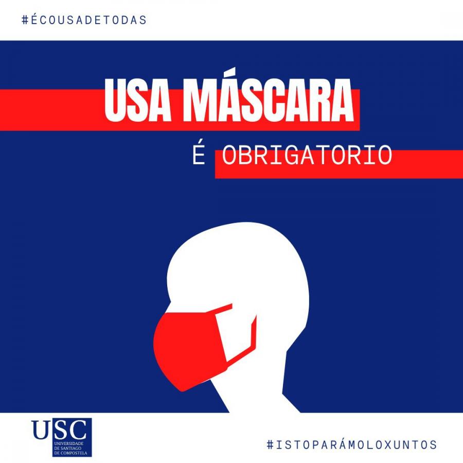 Cartel "Usa máscara" Cartel "Usa máscara"