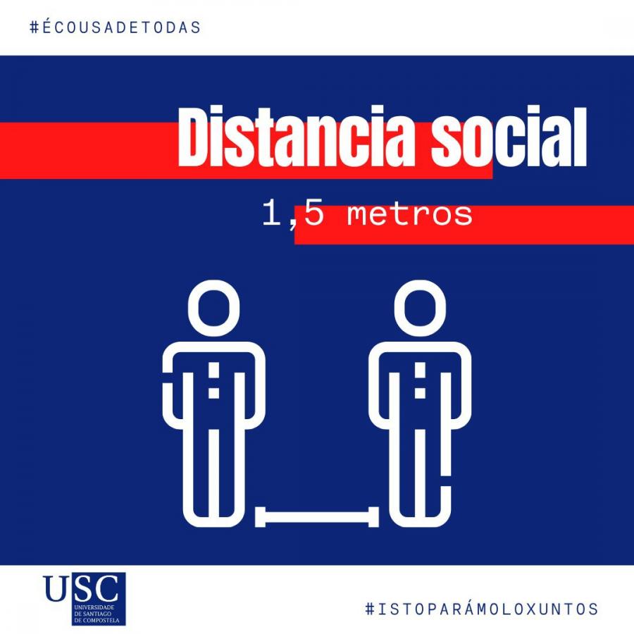 Cartel "Distancia social" Cartel "Distancia social"