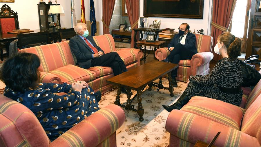 O acto procolario de sinatura celebrouse este luns en San Xerome. Foto: Santi Alvite O acto procolario de sinatura celebrouse este luns en San Xerome. Foto: Santi Alvite