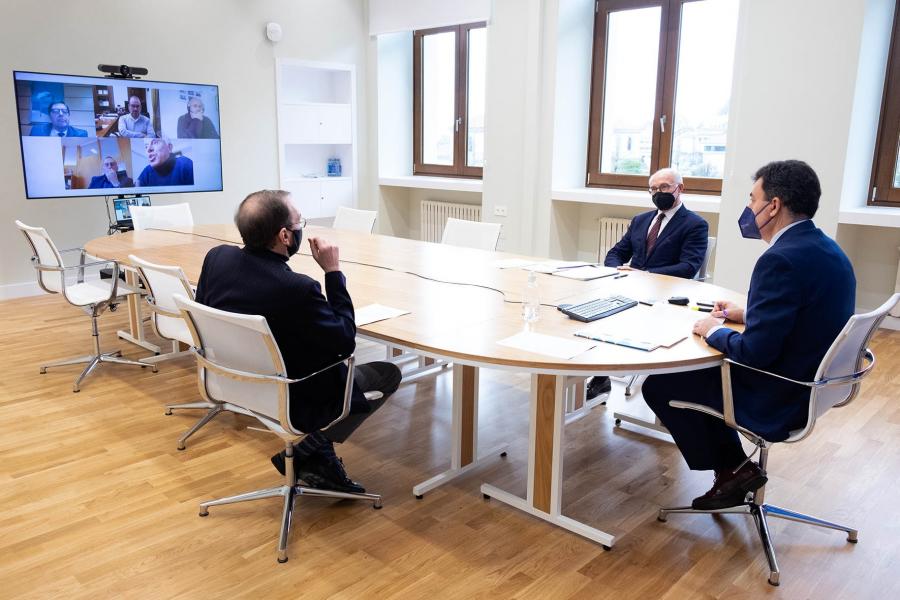 O encontro desenvolveuse de modo telemático O encontro desenvolveuse de modo telemático