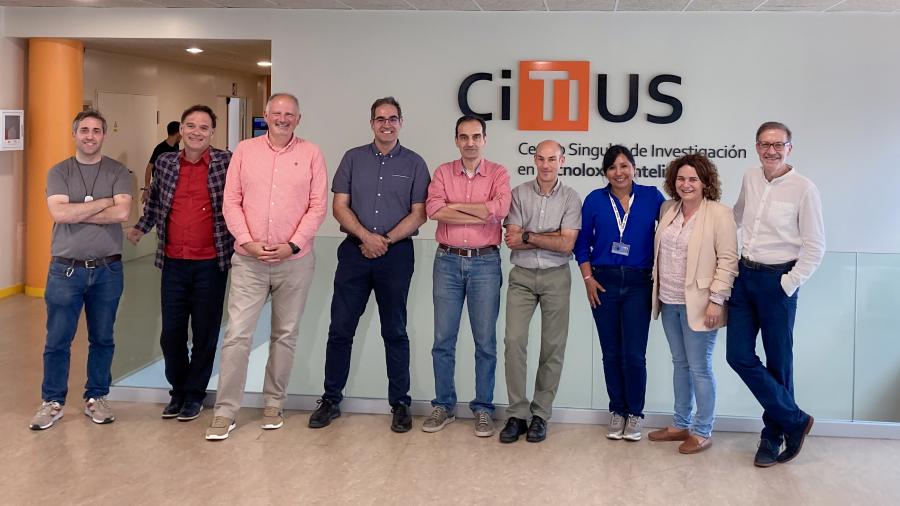 O CiTIUS acolleu esta semana a reunión de lanzamento da nova rede TELSEC4CAI en Santiago de Compostela O CiTIUS acolleu esta semana a reunión de lanzamento da nova rede TELSEC4CAI en Santiago de Compostela