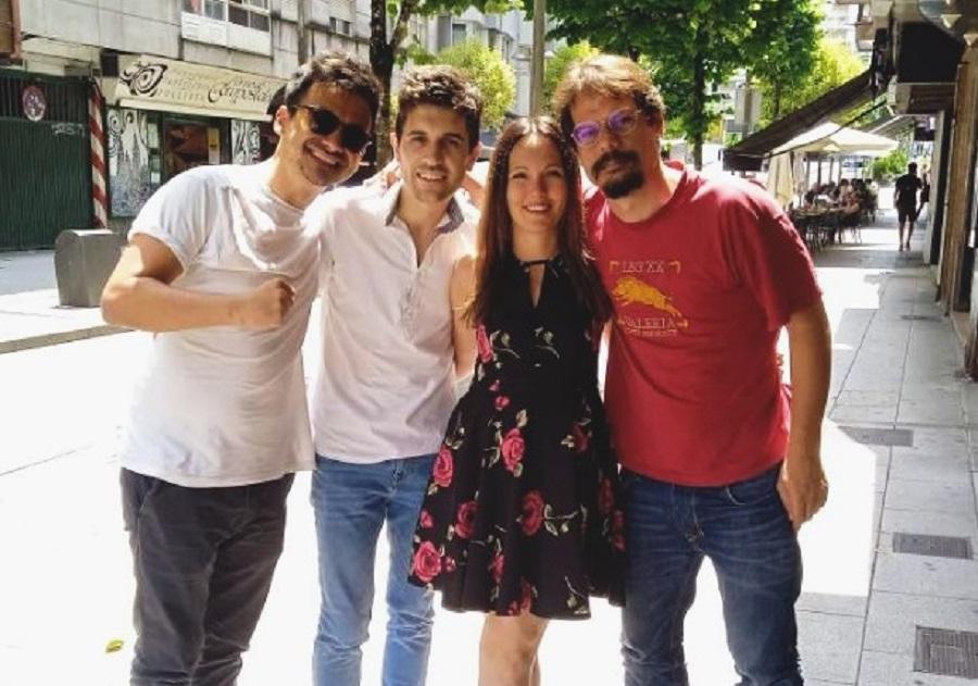 De esquerda a dereita, Ramón Ruiz, Marcos Romero, Veronika Chobanova e Diego Martínez Santos De esquerda a dereita, Ramón Ruiz, Marcos Romero, Veronika Chobanova e Diego Martínez Santos
