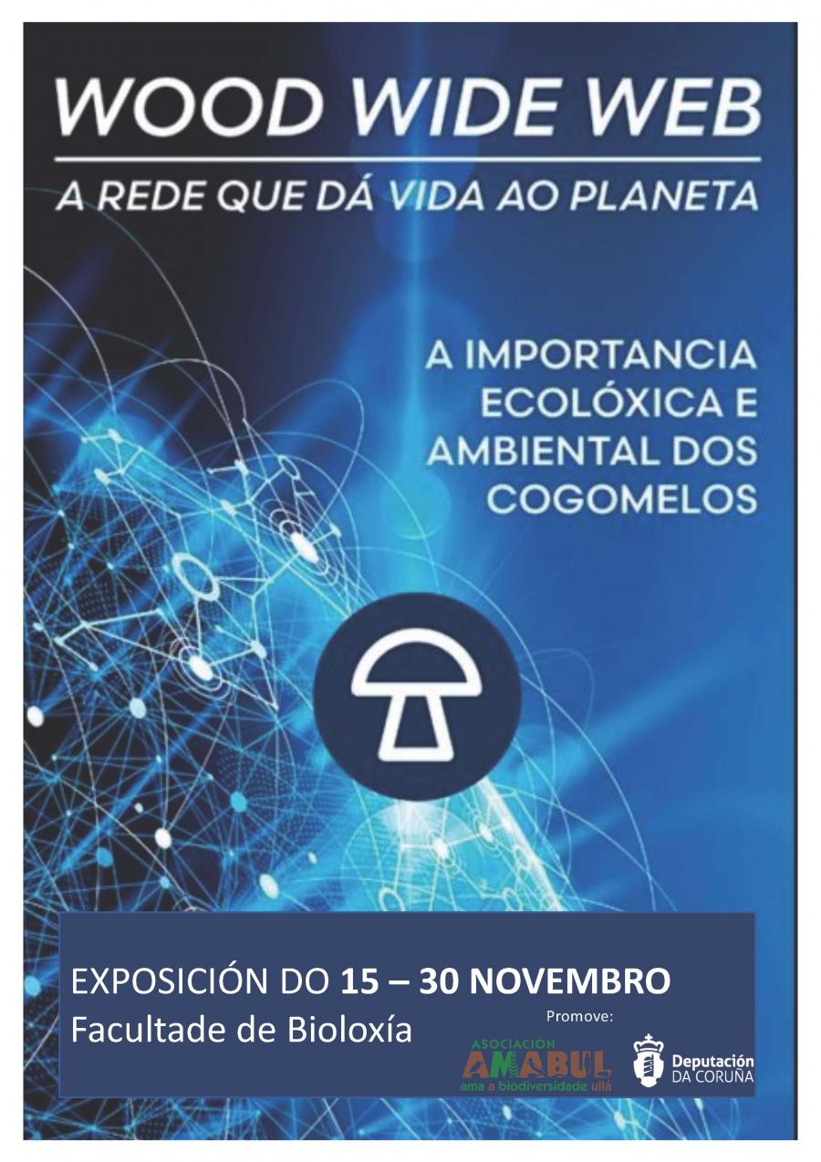 Cartel da mostra 'Wood Wide Web' Cartel da mostra 'Wood Wide Web'