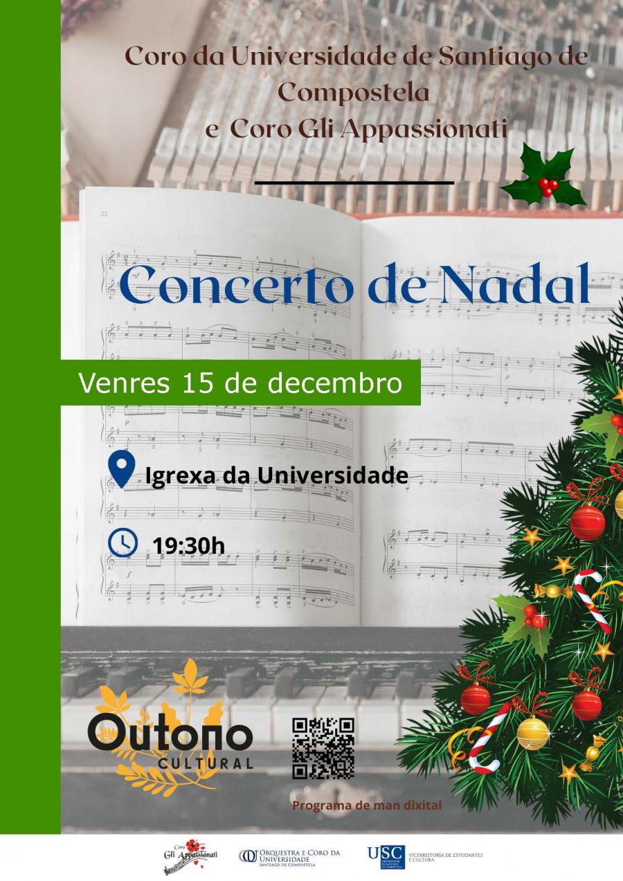 Cartel do concerto do Coro Universitario e do Coro Gli Appassionati Cartel do concerto do Coro Universitario e do Coro Gli Appassionati