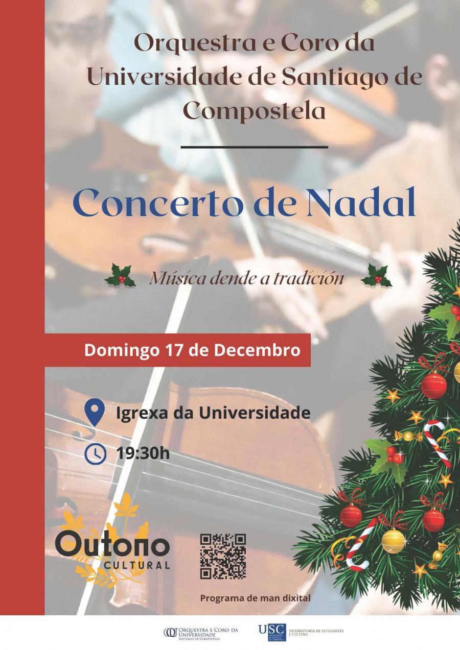 Cartel do concerto de Nadal da Orquestra Universitaria e do Coro Universitario Cartel do concerto de Nadal da Orquestra Universitaria e do Coro Universitario