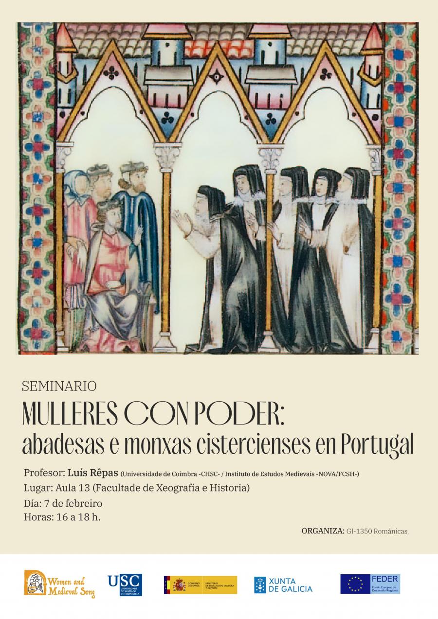 Cartel do seminario 'Mulleres con poder' Cartel do seminario 'Mulleres con poder'