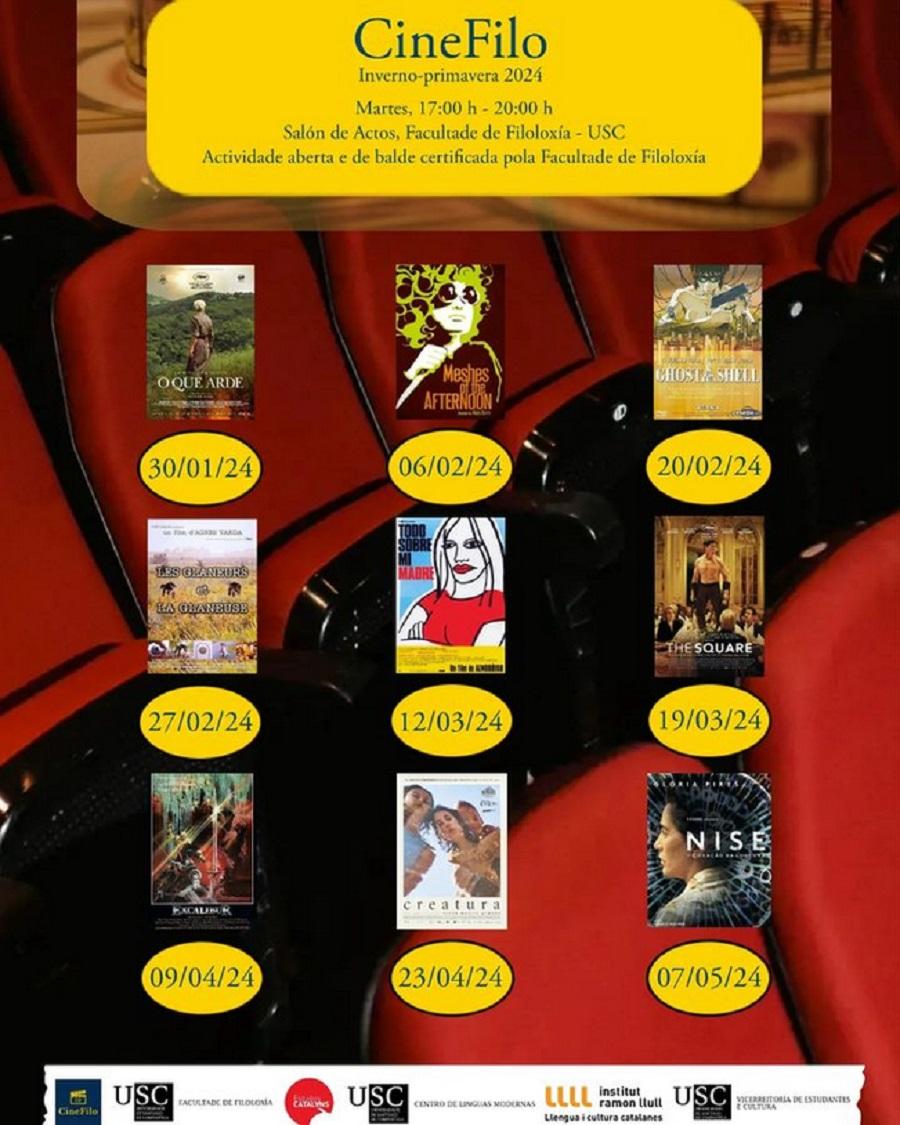 Cartel das películas programadas para as próximas semanas en CineFilo Cartel das películas programadas para as próximas semanas en CineFilo