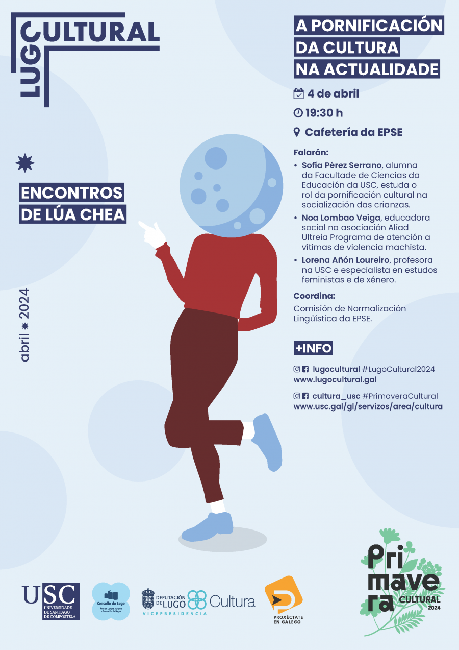 Cartaz dos Encontros de Lúa Chea de abril