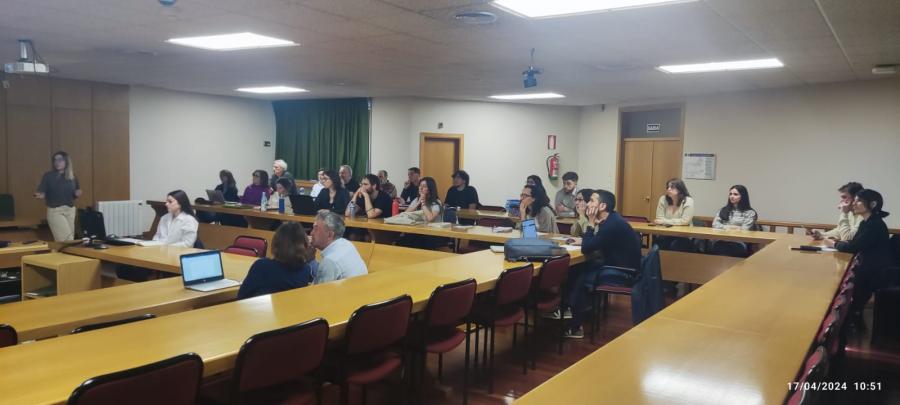 Participantes no grupo de traballo 6 do programa Ciencias Mariñas de Galicia, en Veterinaria Participantes no grupo de traballo 6 do programa Ciencias Mariñas de Galicia, en Veterinaria