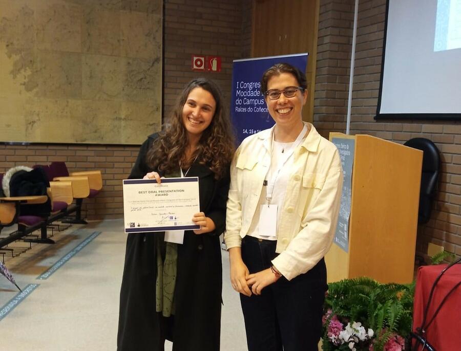 Nerea Gandoy ganó el Premio a la Mejor Comunicación Oral en el I Congreso Ibérico da Mocidade Investigadora do Campus Terra 