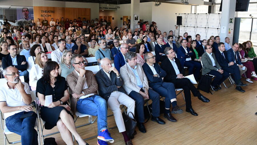 Asistentes ao acto. FOTO: Santi Alvite Asistentes ao acto. FOTO: Santi Alvite