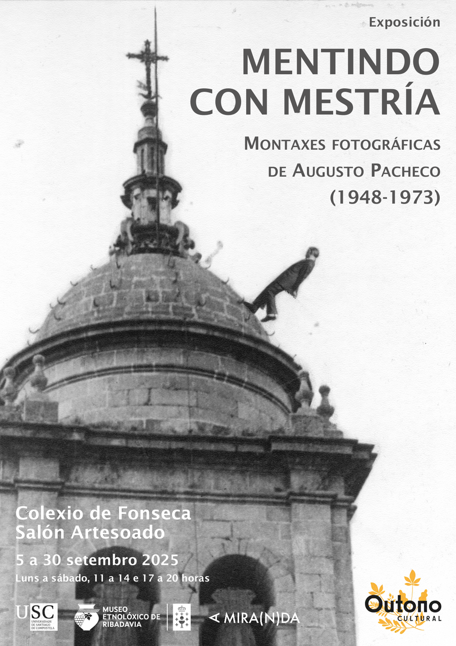 Cartel da exposición Mentindo con mestría