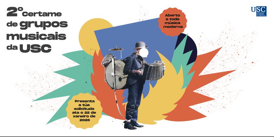 Cartel do II certame de grupos musicais USC