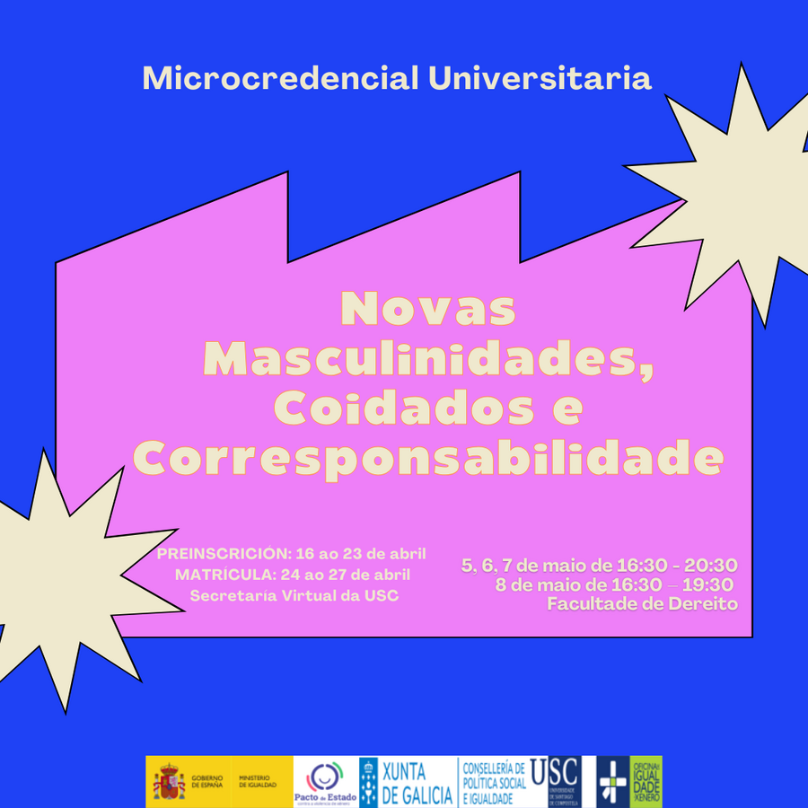Novas Masculinidades, Coidados e Corresponsabilidade