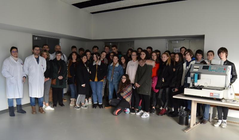 O ciclo ‘Ciencia para novos investigadores’ comeza na Facultade de Ciencias coa visita de alumnado do IES Ollos Grandes de Lugo O ciclo ‘Ciencia para novos investigadores’ comeza na Facultade de Ciencias coa visita de alumnado do IES Ollos Grandes de Lugo