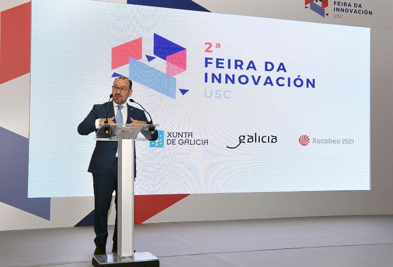 A II Feira da Innovación mostra a actividade investigadora e docente da USC ao alumnado de secundaria A II Feira da Innovación mostra a actividade investigadora e docente da USC ao alumnado de secundaria