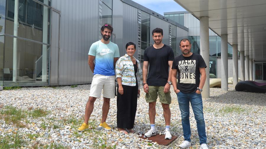 O equipo está formado por investigadores da USC e da UVigo. Foto: DUVI Unha aplicación avaliará o desenvolvemento motriz na infancia