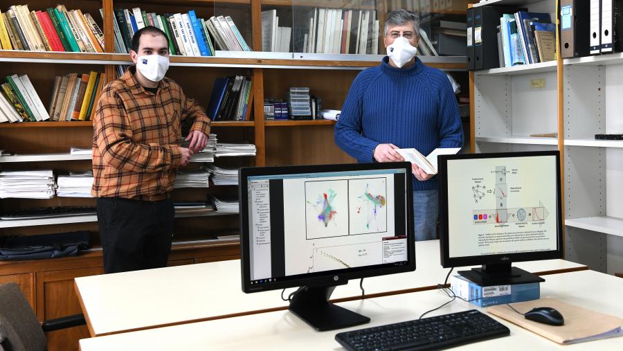 Alejandro Carballosa e Alberto Pérez Muñuzuri son dous dos asinantes do artigo. FOTO: Santi Alvite Alejandro Carballosa e Alberto Pérez Muñuzuri son dous dos asinantes do artigo. FOTO: Santi Alvite