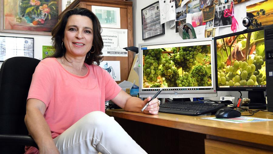 Marta Lores é catedrática de Química Analítica da USC e responsable do proxecto NeoGIANT. Foto: Santi Alvite Marta Lores é catedrática de Química Analítica da USC e responsable do proxecto NeoGIANT. Foto: Santi Alvite