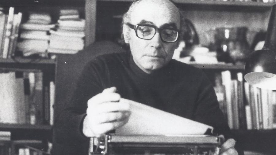 José Saramago no seu despacho. FOTO: Fundación José Saramago José Saramago no seu despacho. FOTO: Fundación José Saramago