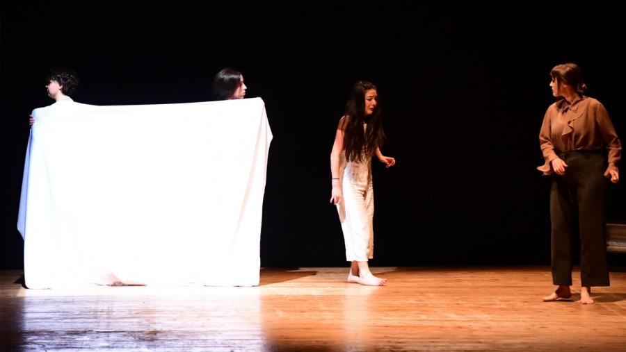 Unha representación do grupo de teatro da USC en Lugo Unha representación do grupo de teatro da USC en Lugo