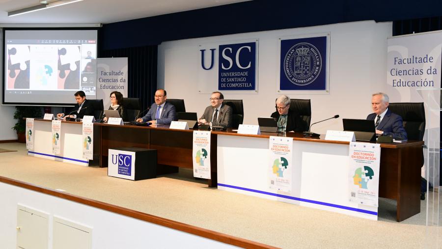 O simposio inaugurouno o reitor Antonio López. Foto: Santi Alvite O simposio inaugurouno o reitor Antonio López. Foto: Santi Alvite