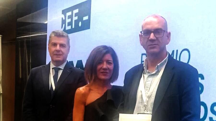 De esquerda a dereita, Miguel Ángel Vázquez Taín, María Bastida e Alberto Vaquero De esquerda a dereita, Miguel Ángel Vázquez Taín, María Bastida e Alberto Vaquero