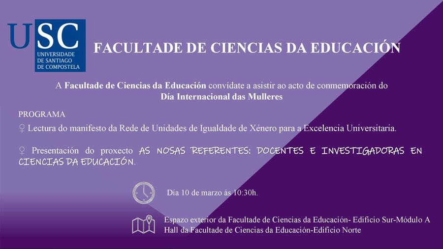 Acto Día Internacional das Mulleres (8M) Acto Día Internacional das Mulleres (8M)